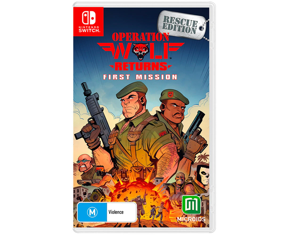 Operation Wolf Returns: First Mission Day One Edition (Switch)