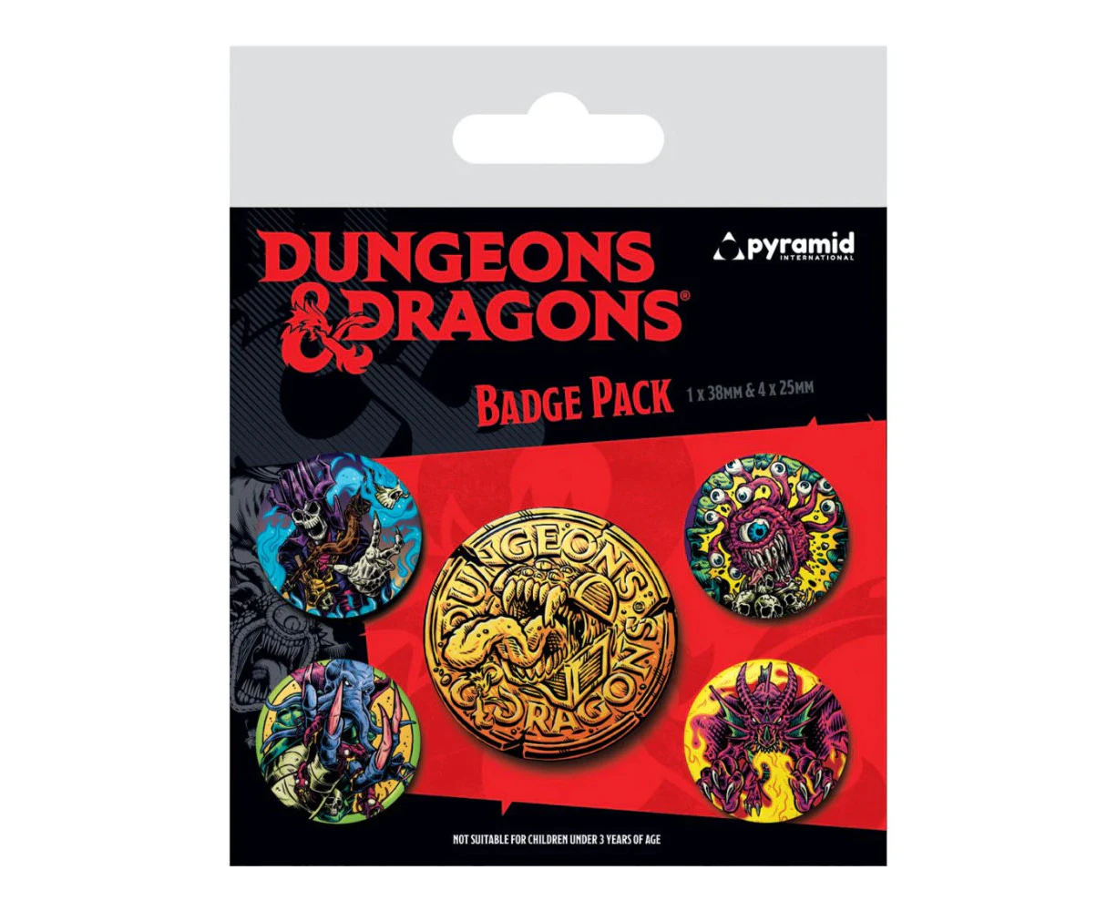 Dungeons and Dragons Beastly Badge Pack