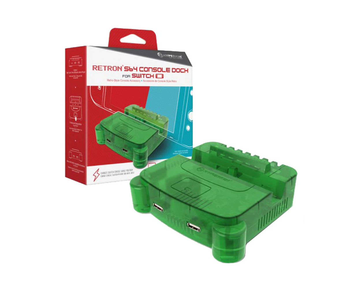 Hyperkin RetroN S64 Lime Green Dock for Switch