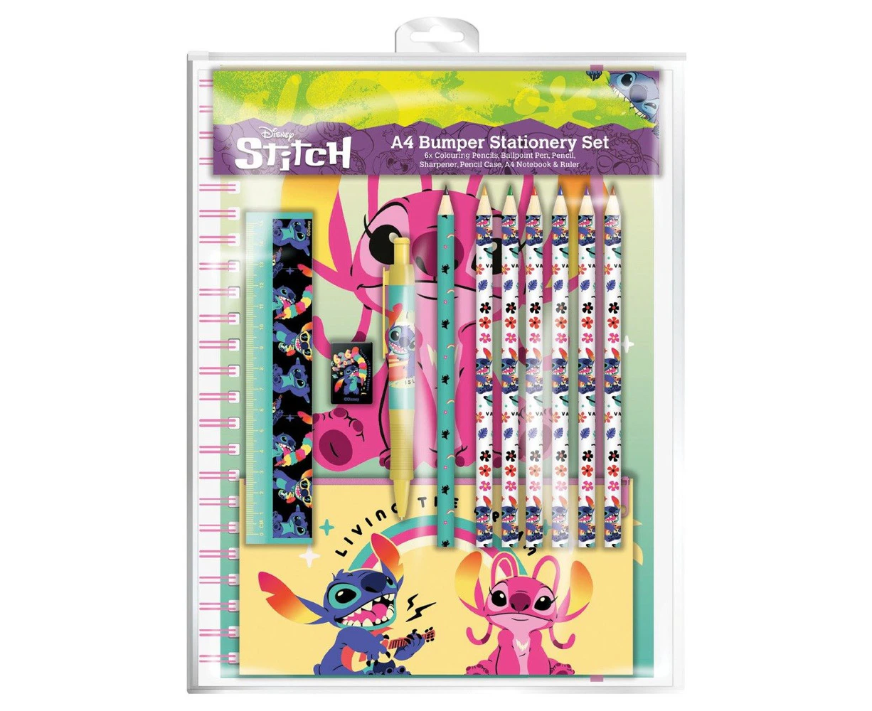 Disney Lilo and Stitch Acid Pops Bumper Stationery Set