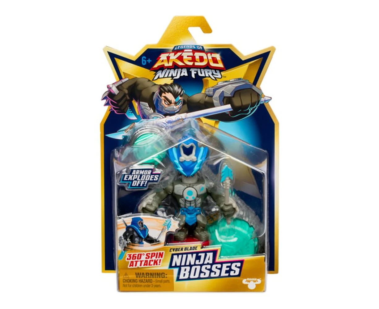 Akedo Ninja Fury Ninja Bosses Cyber Blade S7 Single Pack