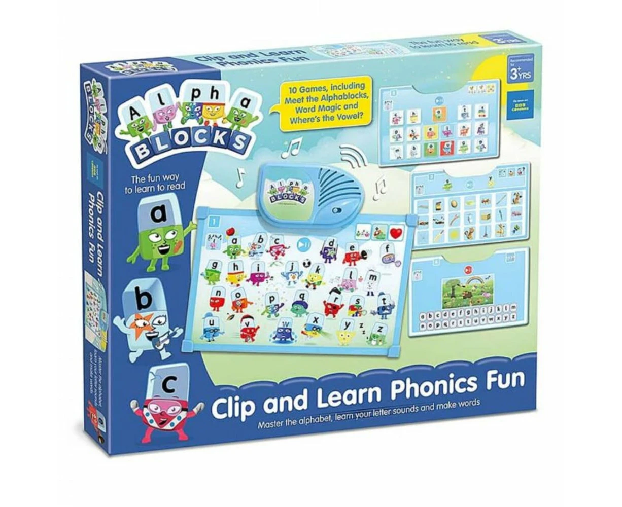 Alphablocks Clip and Learn Phonics Fun