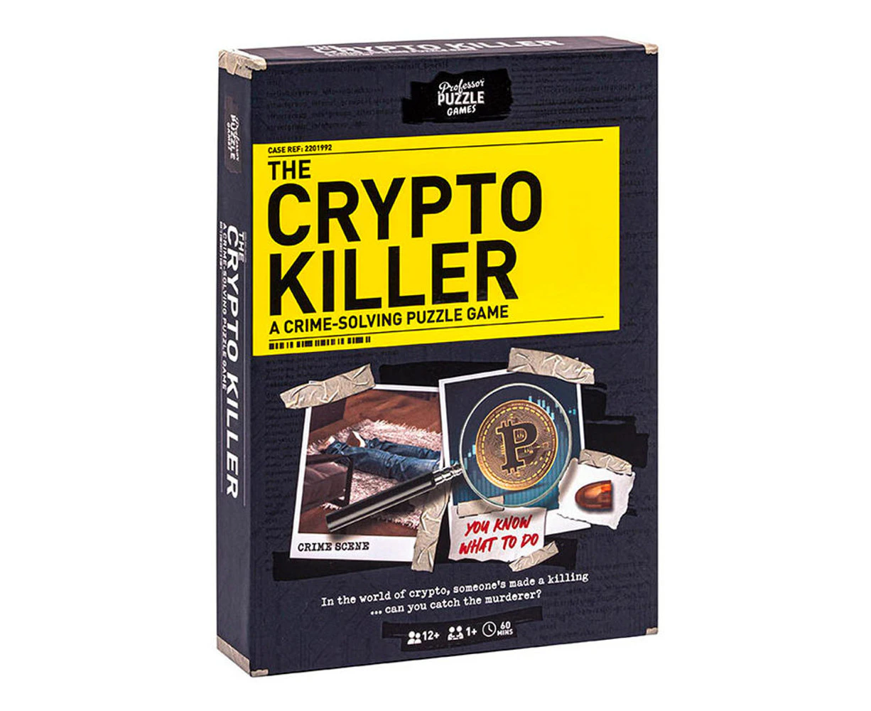 The Crypto Killer Professor Puzzle Game