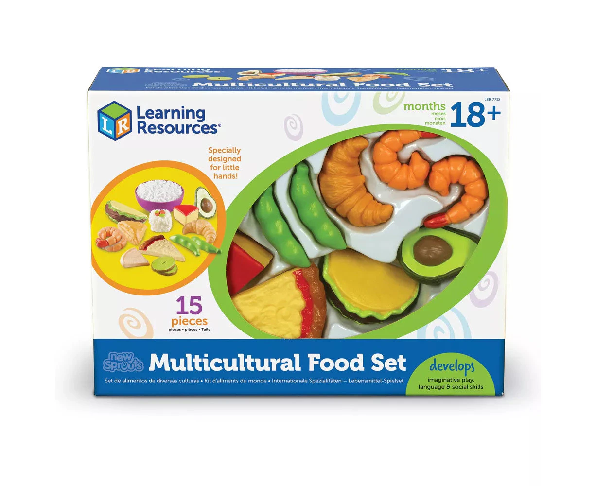 Learning Resources New Sprouts Multicultural Food Set