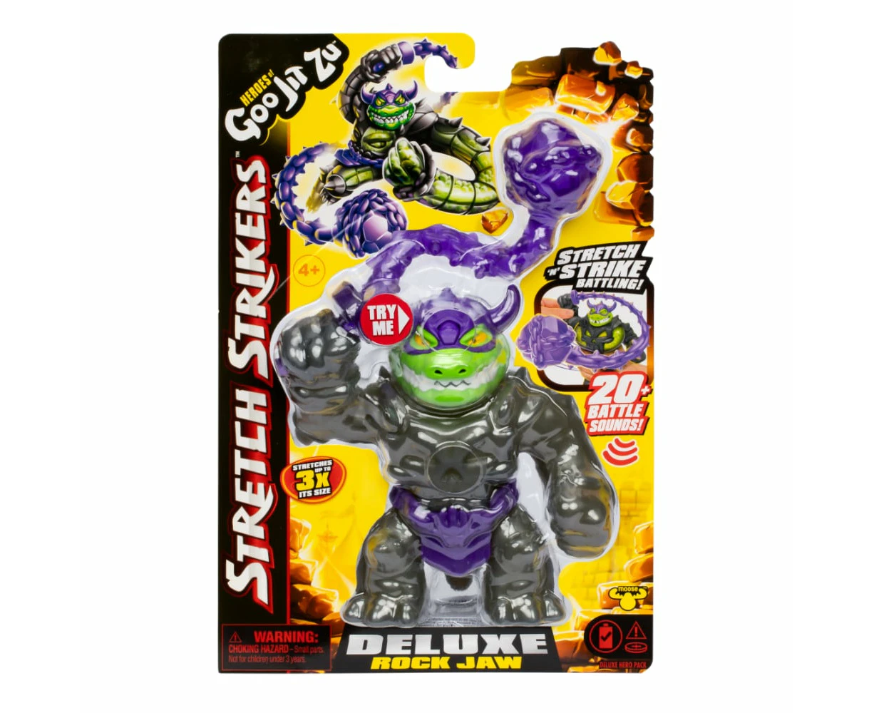 Heroes Of Goo-Jit-Zu Series 11 Stretch Strikers Deluxe Rockjaw Hero Pack