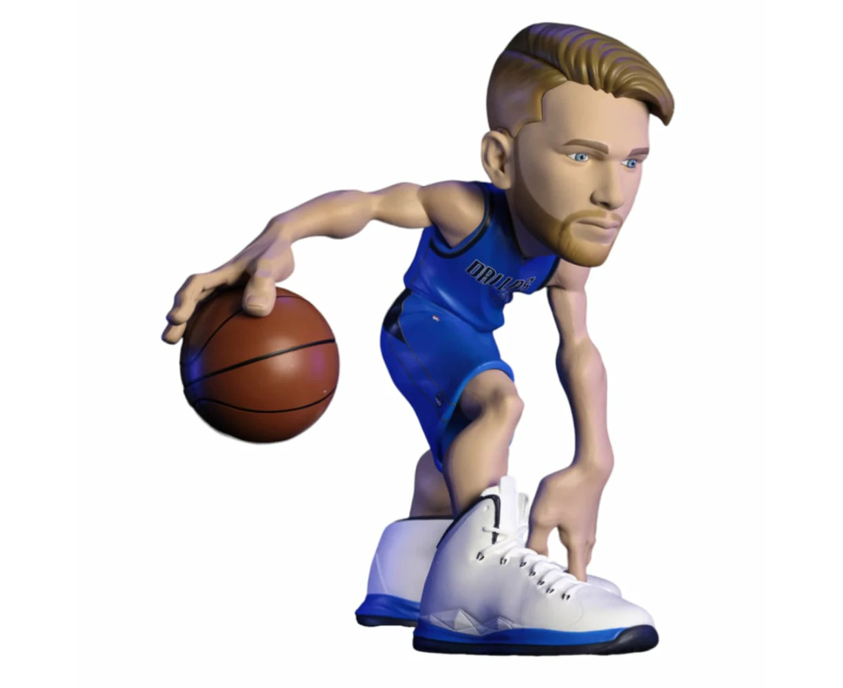 Small-STARS NBA Luka Doncic 2021 Mavericks Icon Edition Royal Blue Jersey 12 inch Vinyl Figure