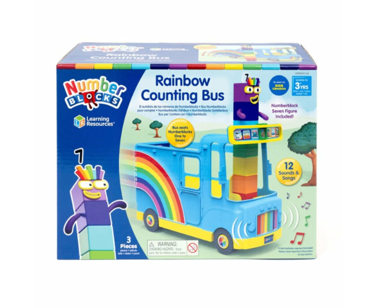 NumberBlocks Rainbow Numberland Bus