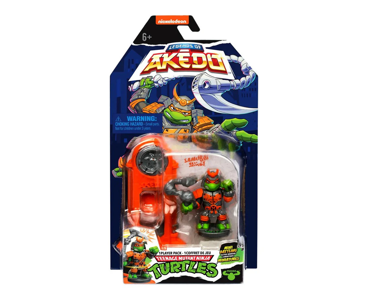 Akedo Teenage Mutant Ninja Turtles Samurai Mikey S3 1 Player Pack