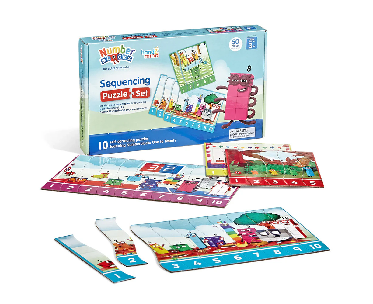 Numberblocks Sequencing Puzzle Set