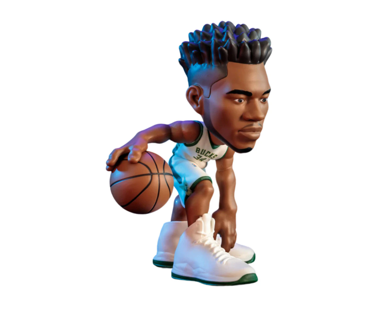 Small-STARS NBA Giannis Antetokkounmpo 2022 Bucks Mini White Jersey 6 inch Vinyl Figure