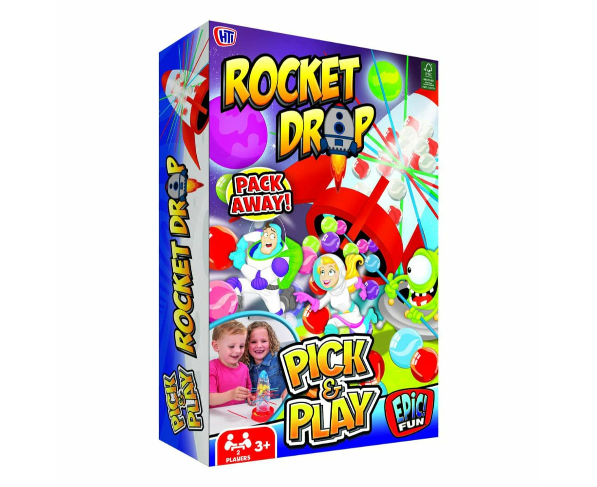 Rocket Drop Pick and Play Travel Game