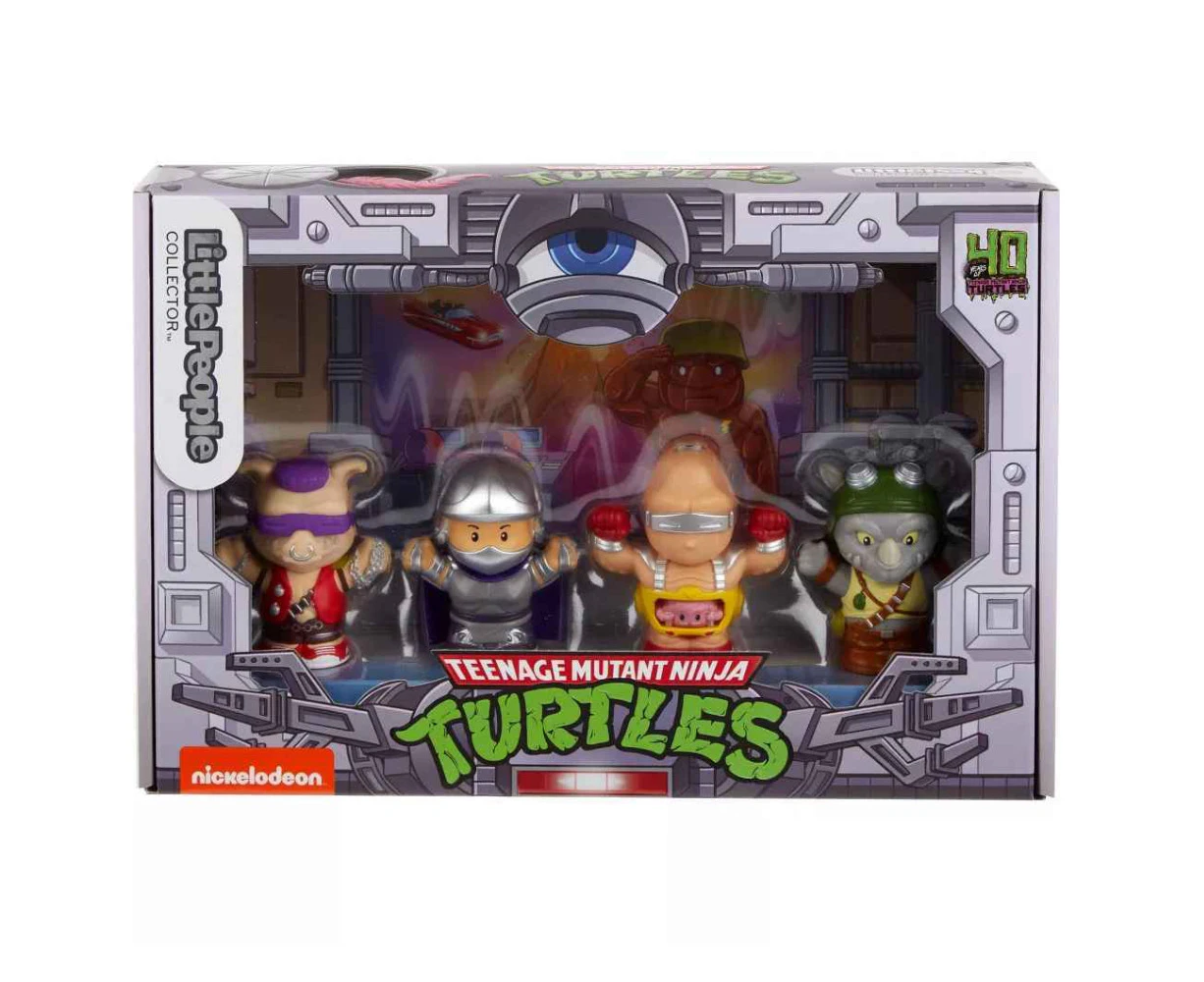 Fisher Price Little People Collector Teenage Mutant Ninja Turtles Villains Special Edition Figure Set