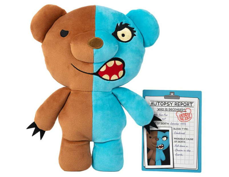 Deddy Bears 12" Two-Fur in Body Bag Plush Toy