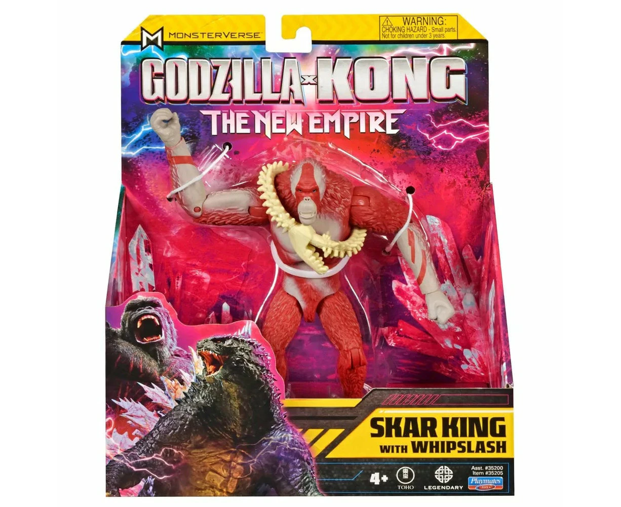 Godzilla x Kong The New Empire Skar King with Whiplash 6 inch Deluxe Figure