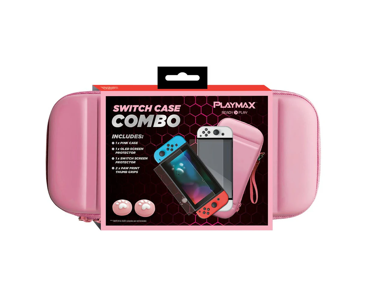 Playmax Case Combo for Nintendo Switch (Pink)