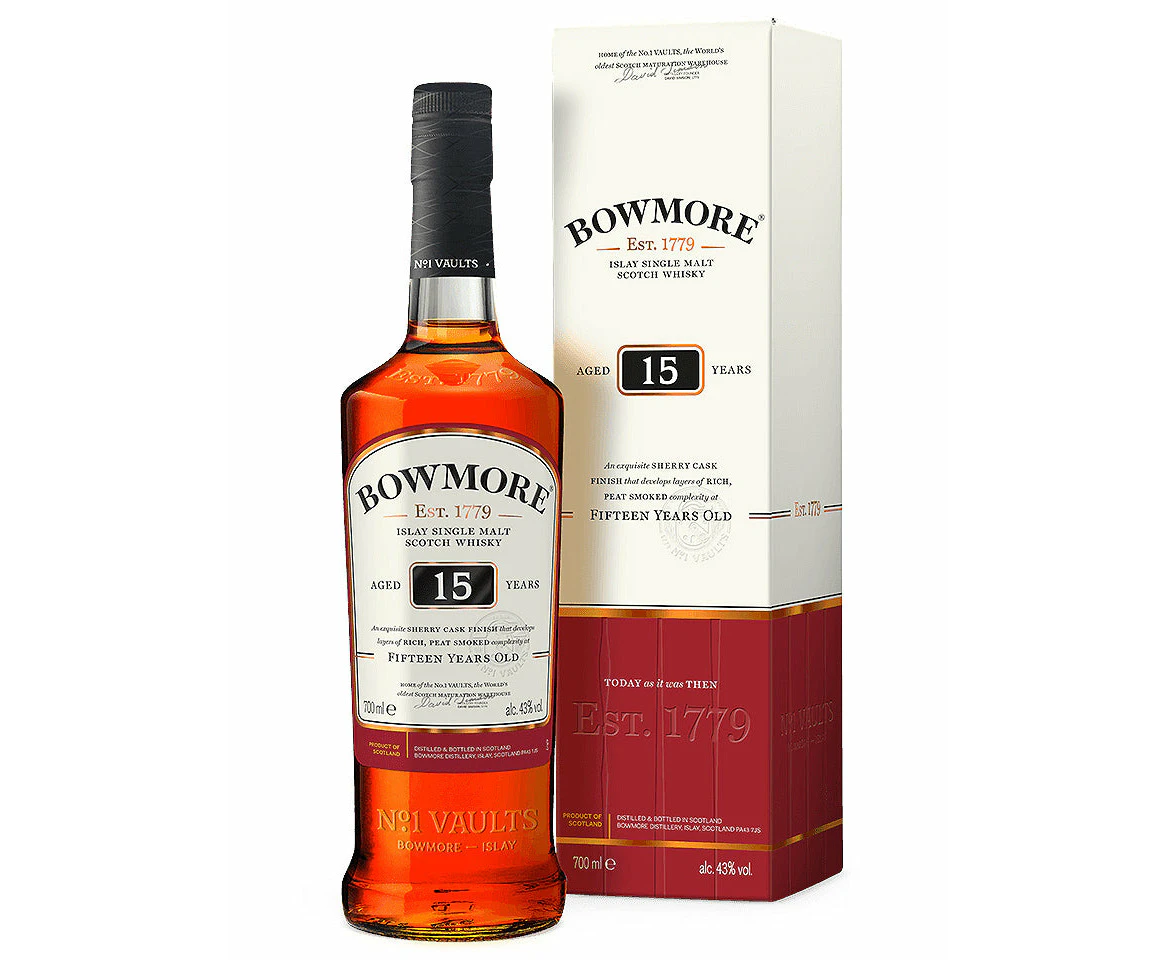 Bowmore 15 Year Old Sherry Cask Single Malt Scotch Whisky 700ml