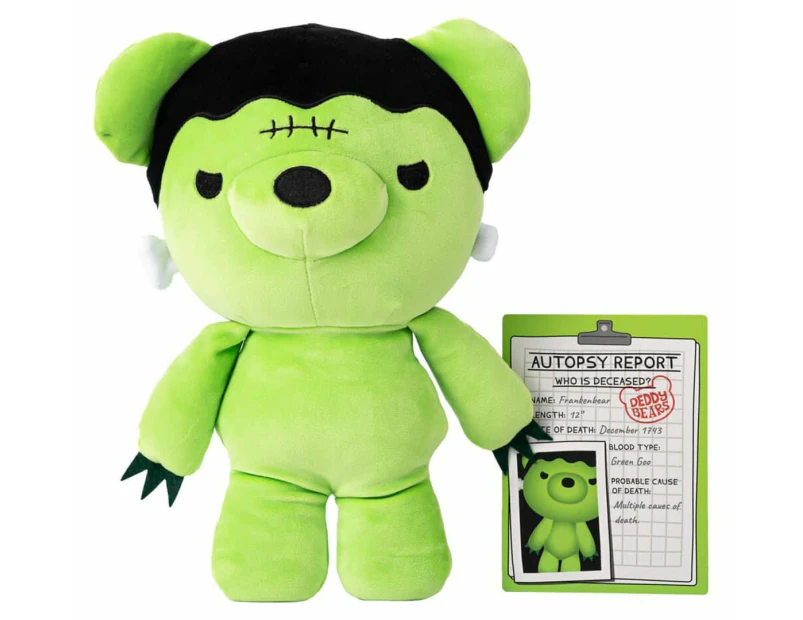 Deddy Bears 12" Frankenbear in Body Bag Plush Toy