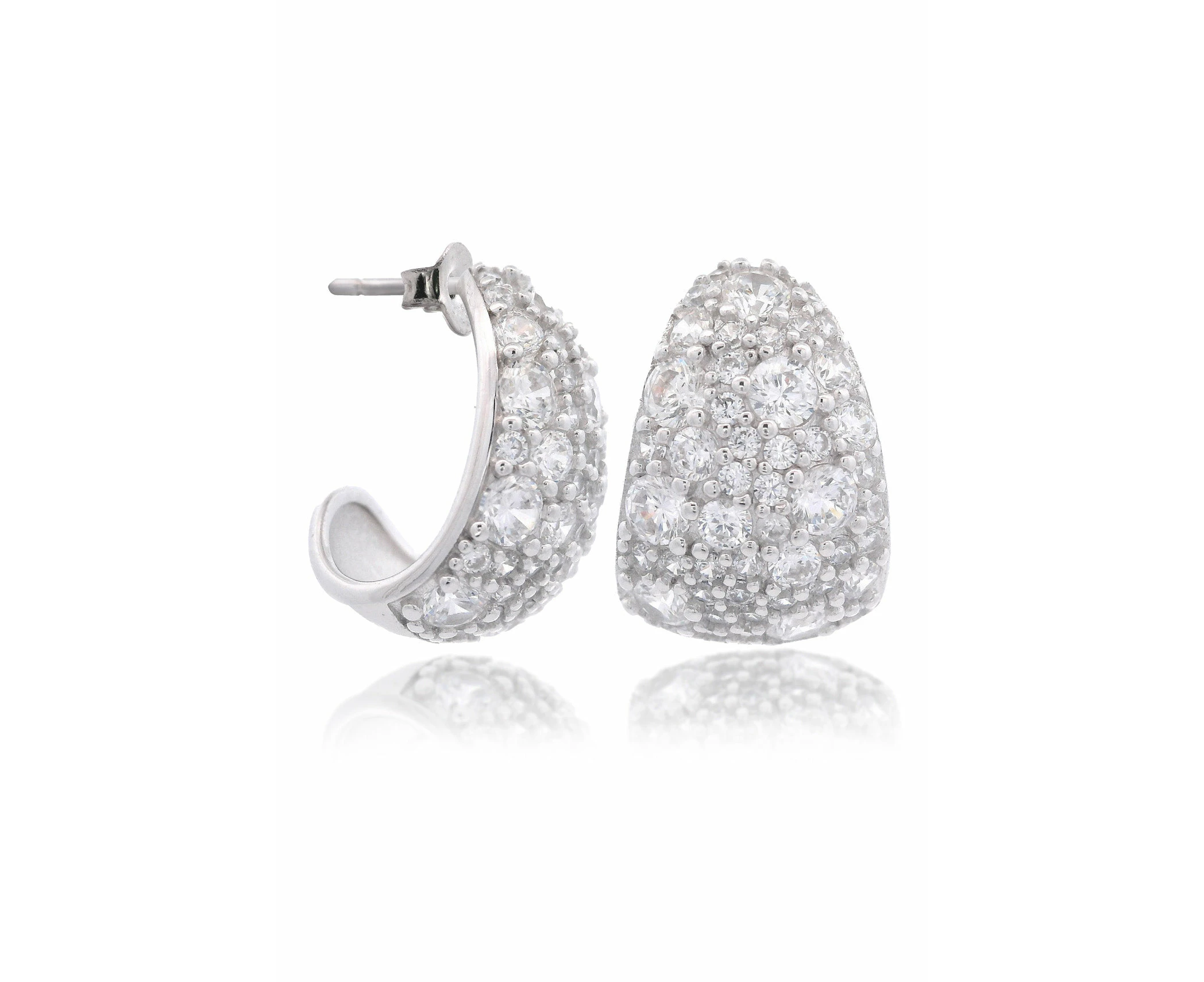 SYDNEY SOIREE ROSE BAY EARRINGS SILVER