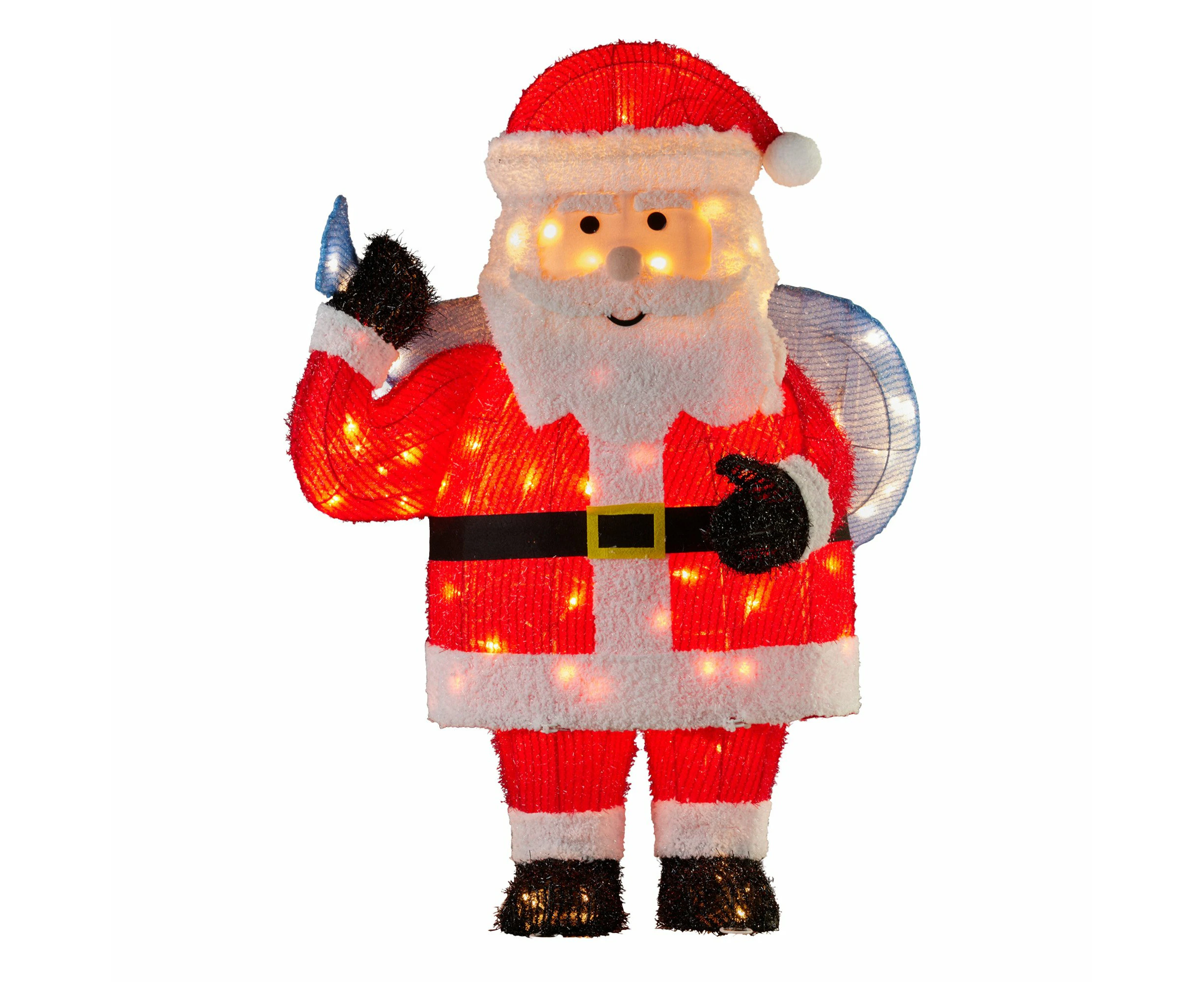 81cm Christmas Santa Display with Lights