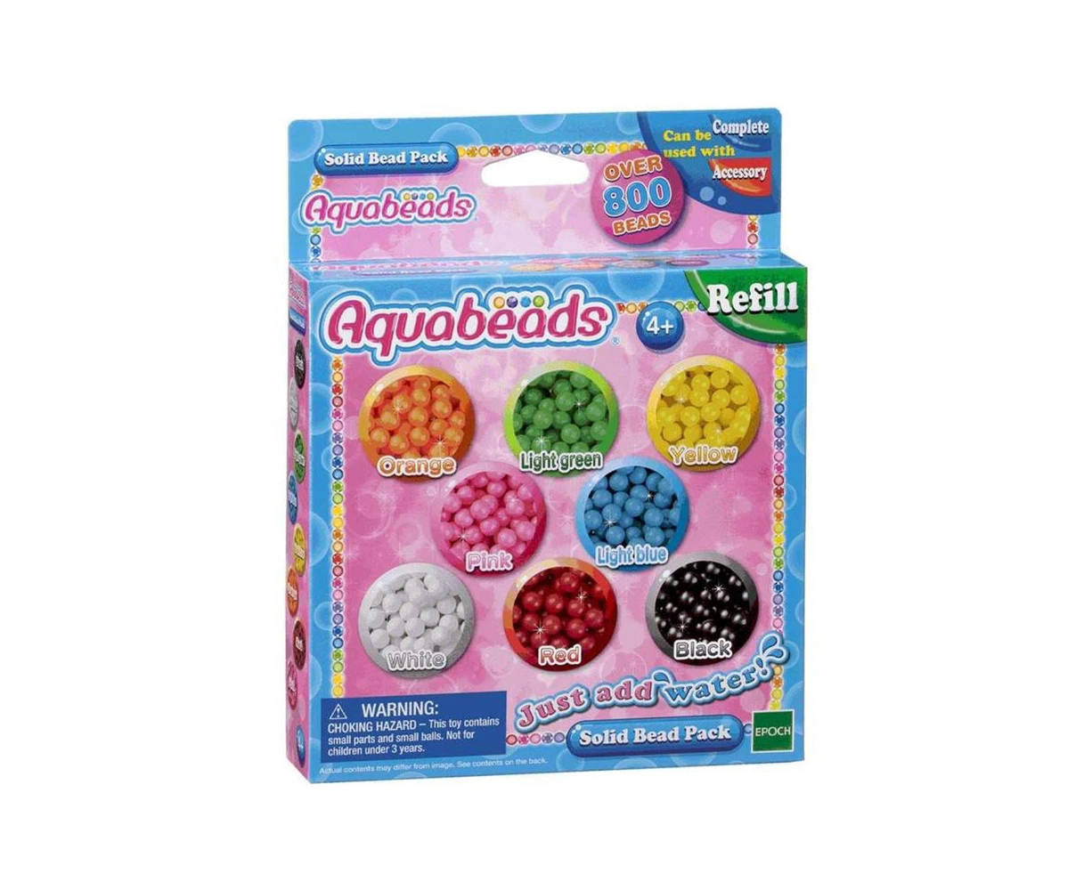 Aquabeads Solid Bead Pack Kids/Childrens Interactive Play Toy Playset 4+