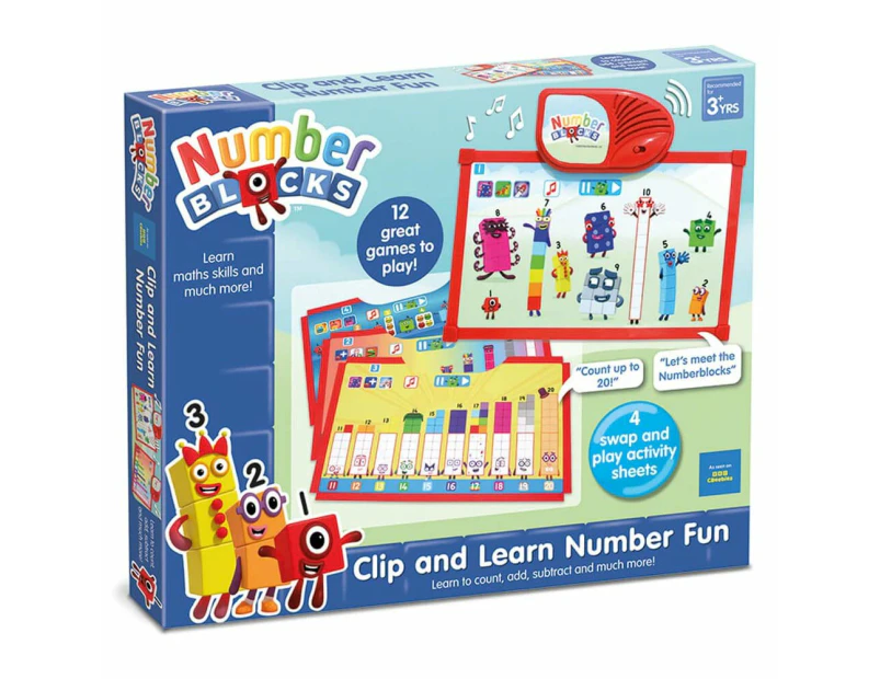 Numberblocks Clip and Learn Number Fun