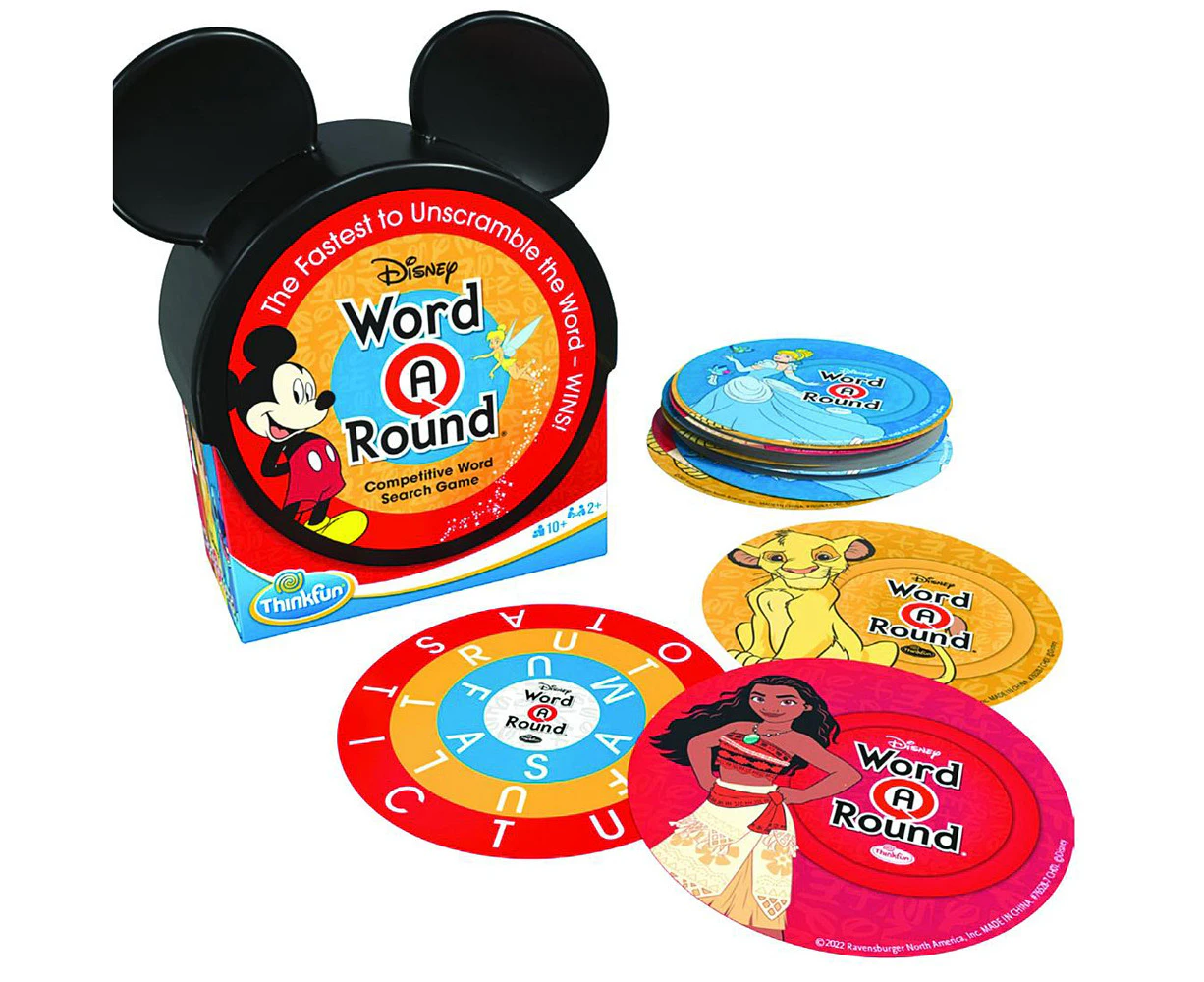 ThinkFun Word A Round Disney Edition Word/Language Skills Game Kids/Family 10y+