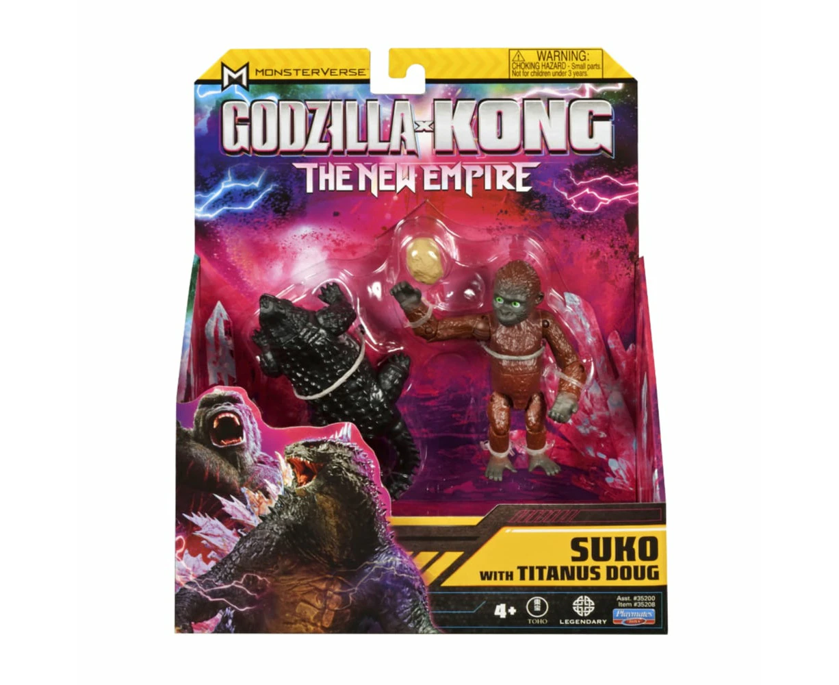 Godzilla x Kong The New Empire Suko with Titanus Doug 6 inch Deluxe Figure