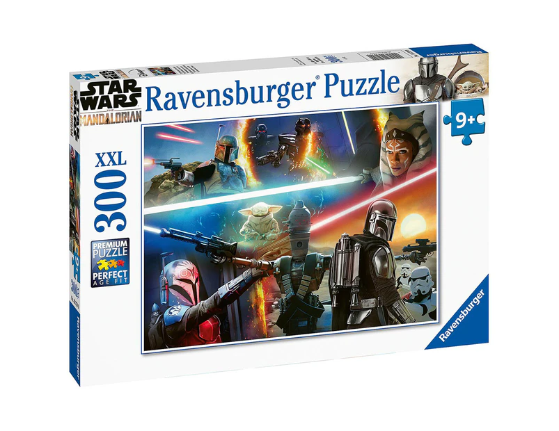 300pc Ravensburger Star Wars The Mandalorian Crossfire Kids Jigsaw Puzzle 9y+