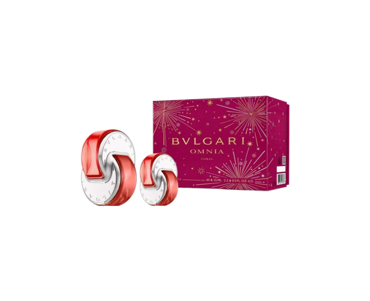 Bvlgari Omnia Coral 2 Piece 2x65ml Eau de Toilette