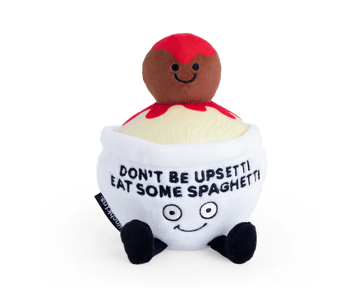 Punchkins Spaghetti Don't Be Upsetti Plush Stuffed Toy Plushies 16cm