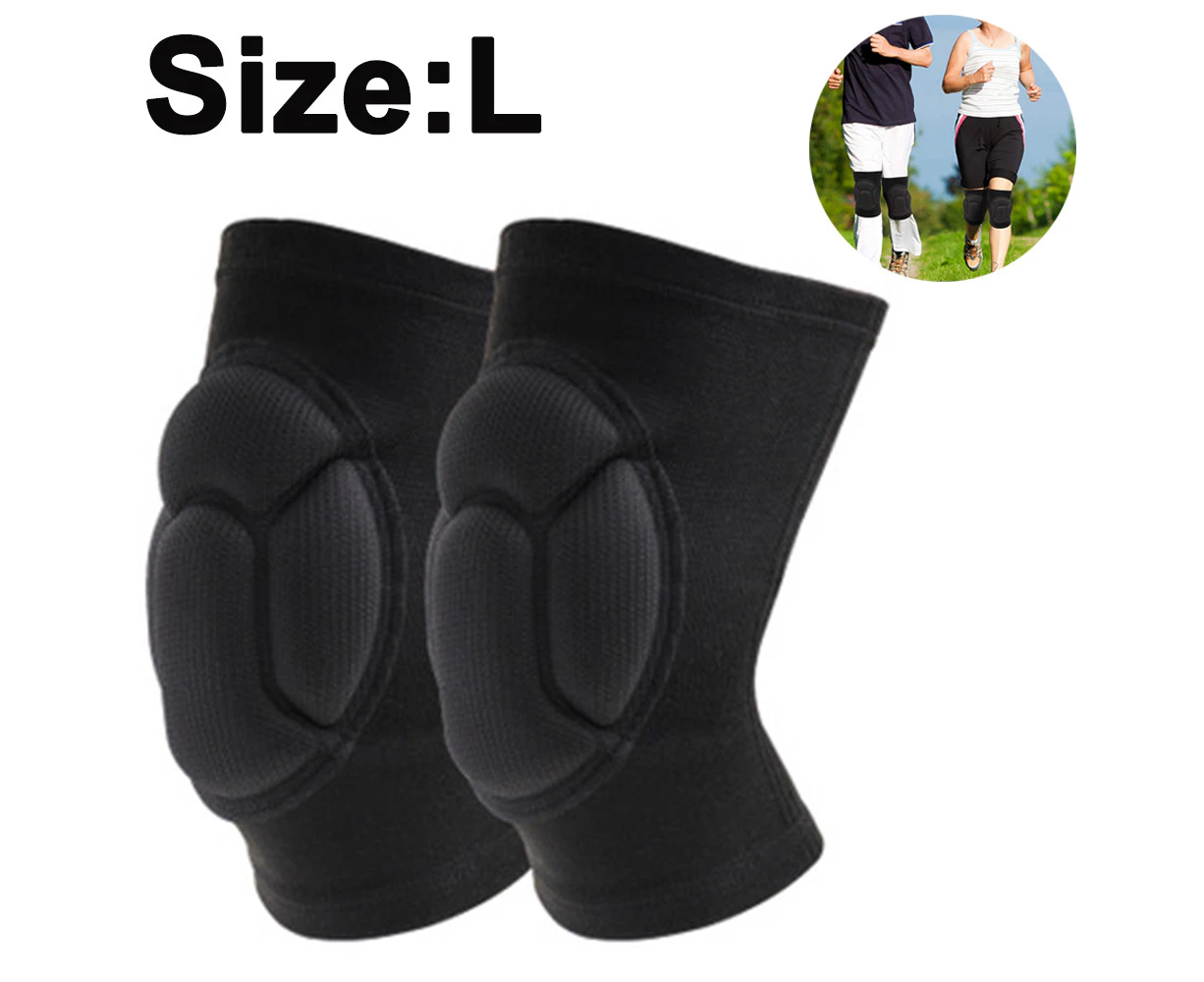 Knee Pads,Flooring Anti-Slip Knee Pads With Thick Eva Foam Padding For Outdoor Sports Such As Basketball, Football, Cycling,