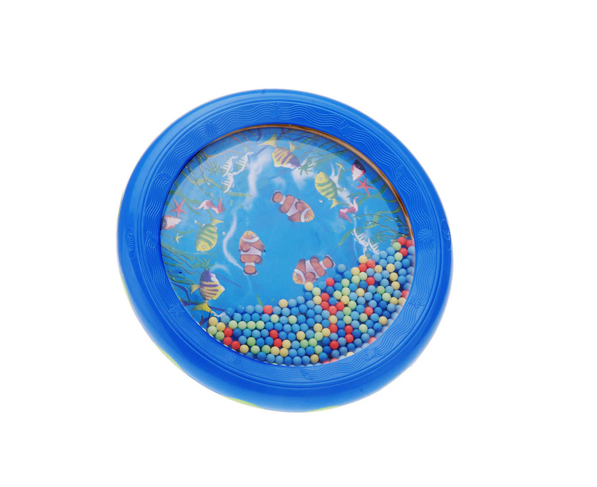 Ocean Wave Bead Drum Gentle Sea Sound Musical Educational Toy Tool for Baby Kid Child