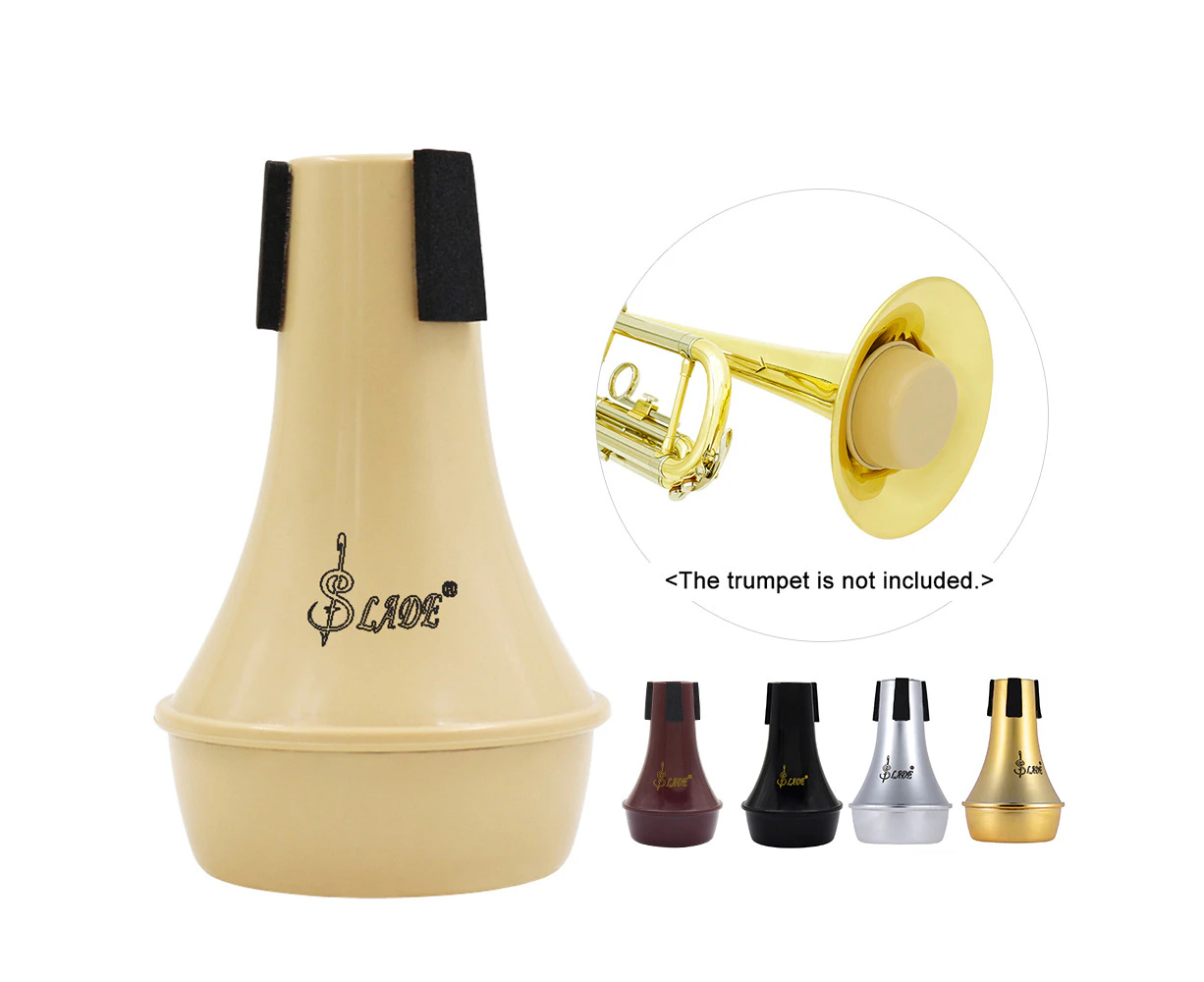 Mini Light-weight Practice Trumpet Straight Mute Silencer Sourdine ABS Material