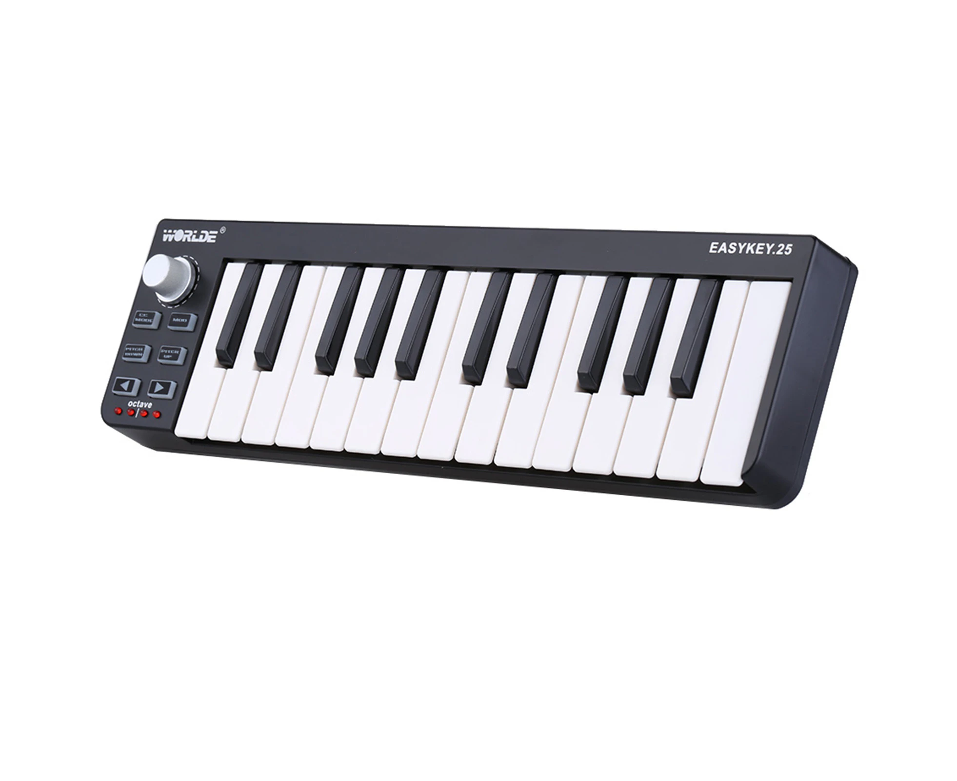 WORLDE Easykey.25 Portable Keyboard Mini 25-Key USB MIDI Controller