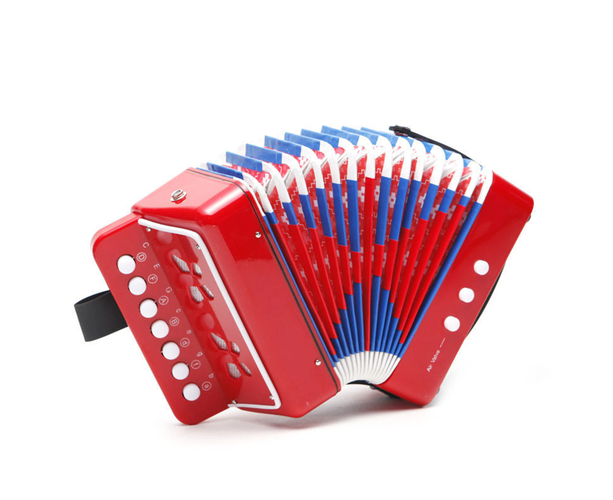 Accordion Instrument 7 Keys 2 Bass Small Accordion Educational Musical Instrument Christmas Gift Choice