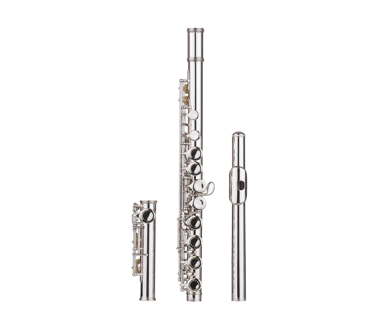 16 Holes Closed Hole Flute C Key Flutes Cupronickel Woodwind Instrument with Cleaning   Cloth Rod Gloves Screwdriver