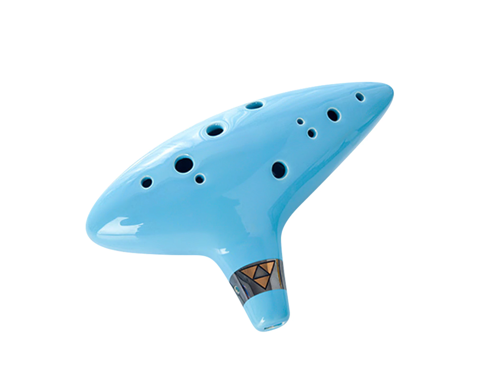 12-hole Alto C Ocarina Portable Musical Instrument with Protective Bag