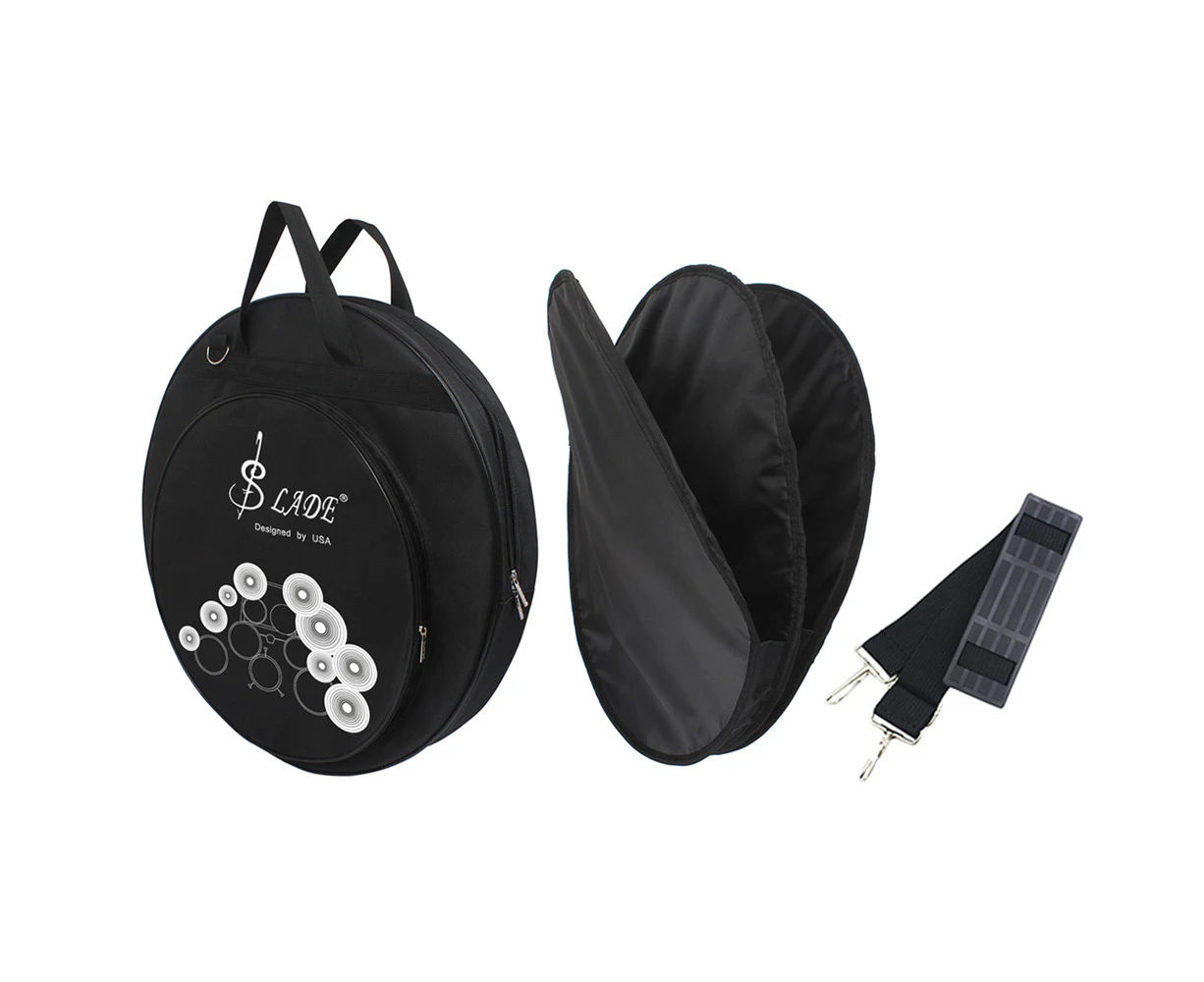 21-Inch Three Pockets Cymbal Bag Backpack with Removable Divider Shoulder Strap