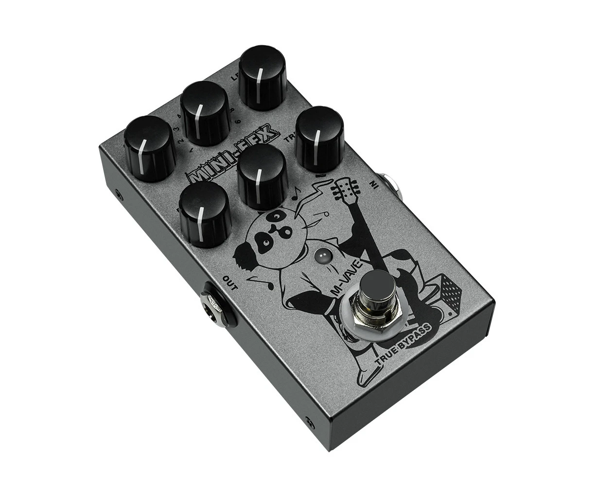 M-VAVE Electric Effects Pedals Heavy Metal Electric Guitar Overload Distortion Effector 3-section EQ Adjuster Portable British Distortion Guitar Pedal for