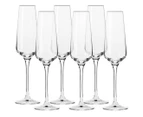 Set of 6 Krosno 180mL Avant-Garde Champagne Flutes