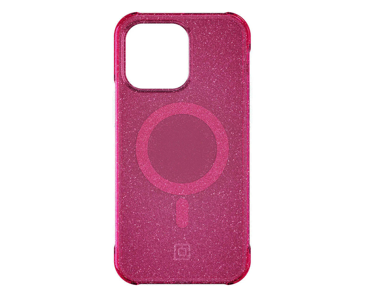 Incipio Forme Protective MagSafe phone case for iPhone 15 Pro Max Pop Pink Glitter