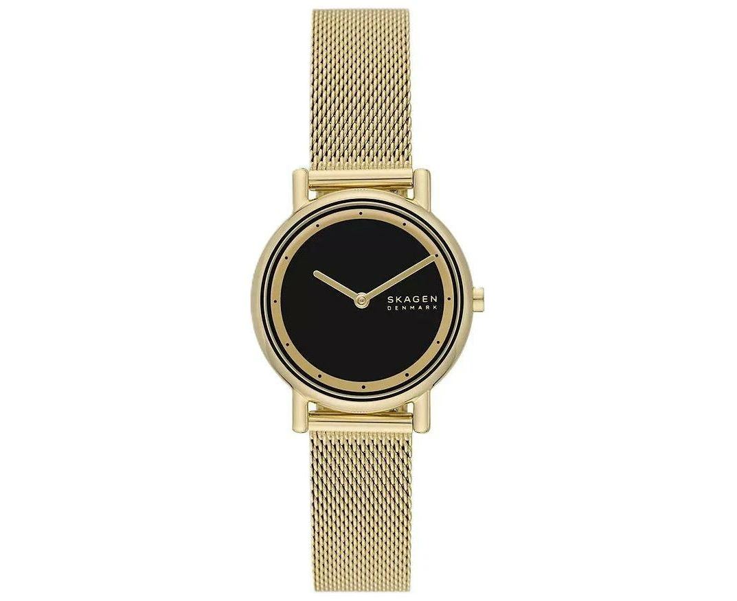 Introducing The Skagen Mod. Signatur Lille Women's Gold Mesh Quartz Wristwatch (model: Signatur Lille) ?