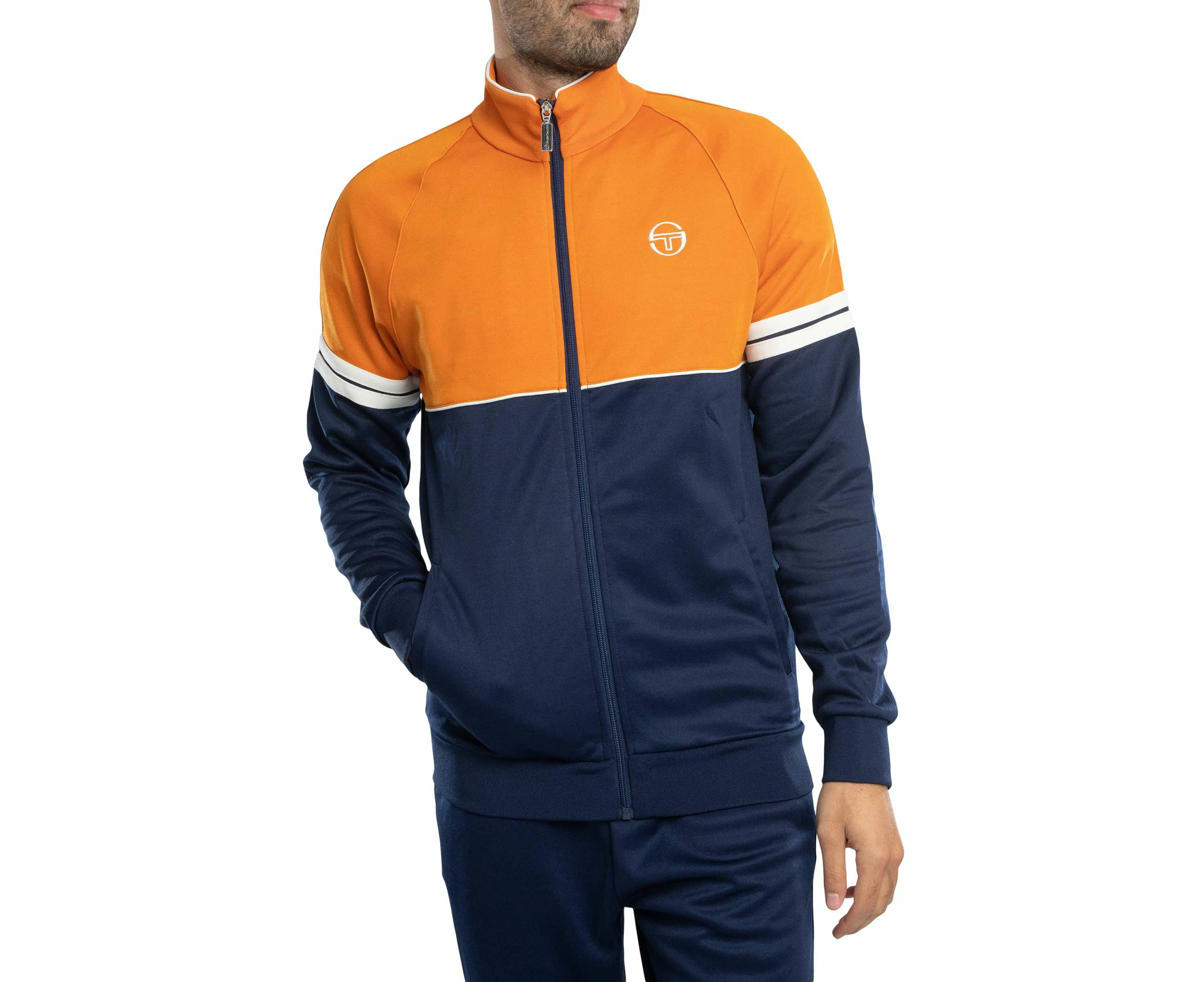 Sergio Tacchini Men's Orion Tack Jacket - Orange