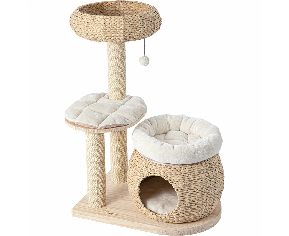 HONEYPOT CAT(R) Solid Wood Cat Tree 95cm-141cm #210008/210011#210012 - #210008