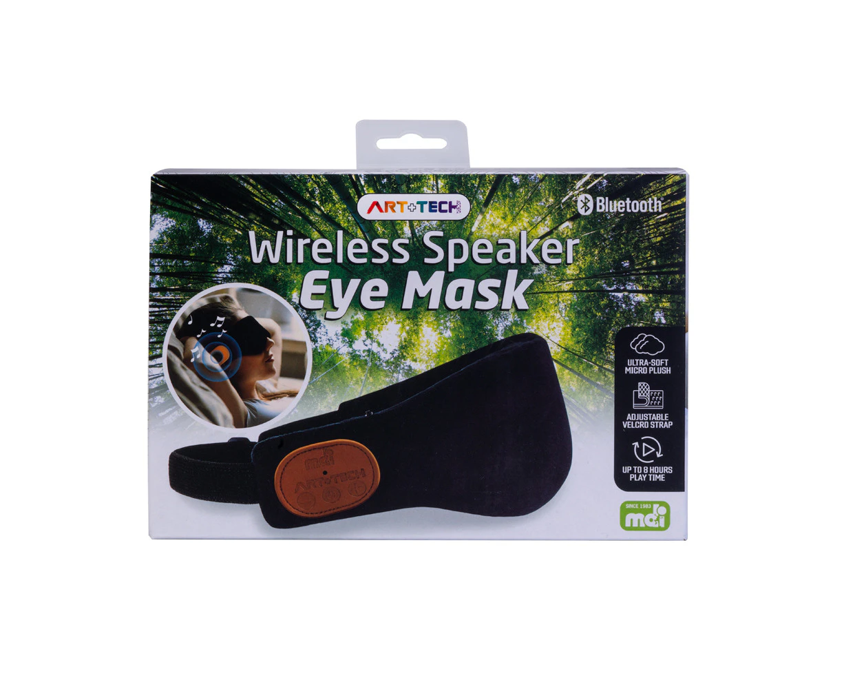 Wireless Speaker Eye Mask Black