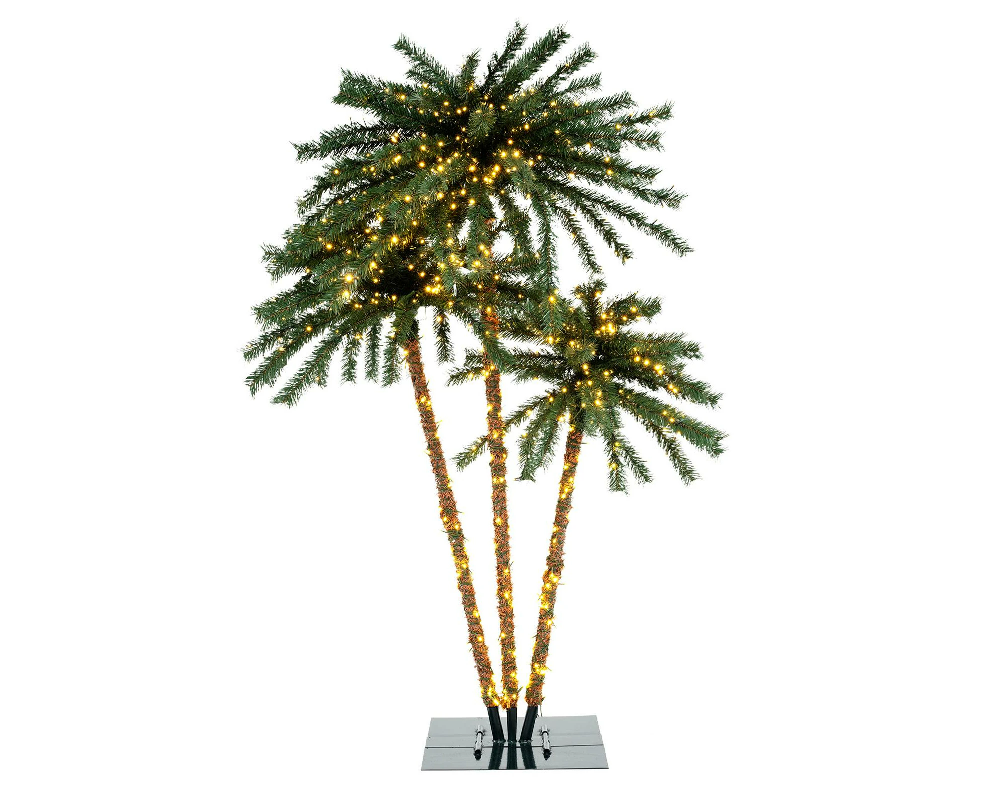 Costway Christmas Coconut Trees 930 LED Lights Xmas Decoration Holiday Party Gift