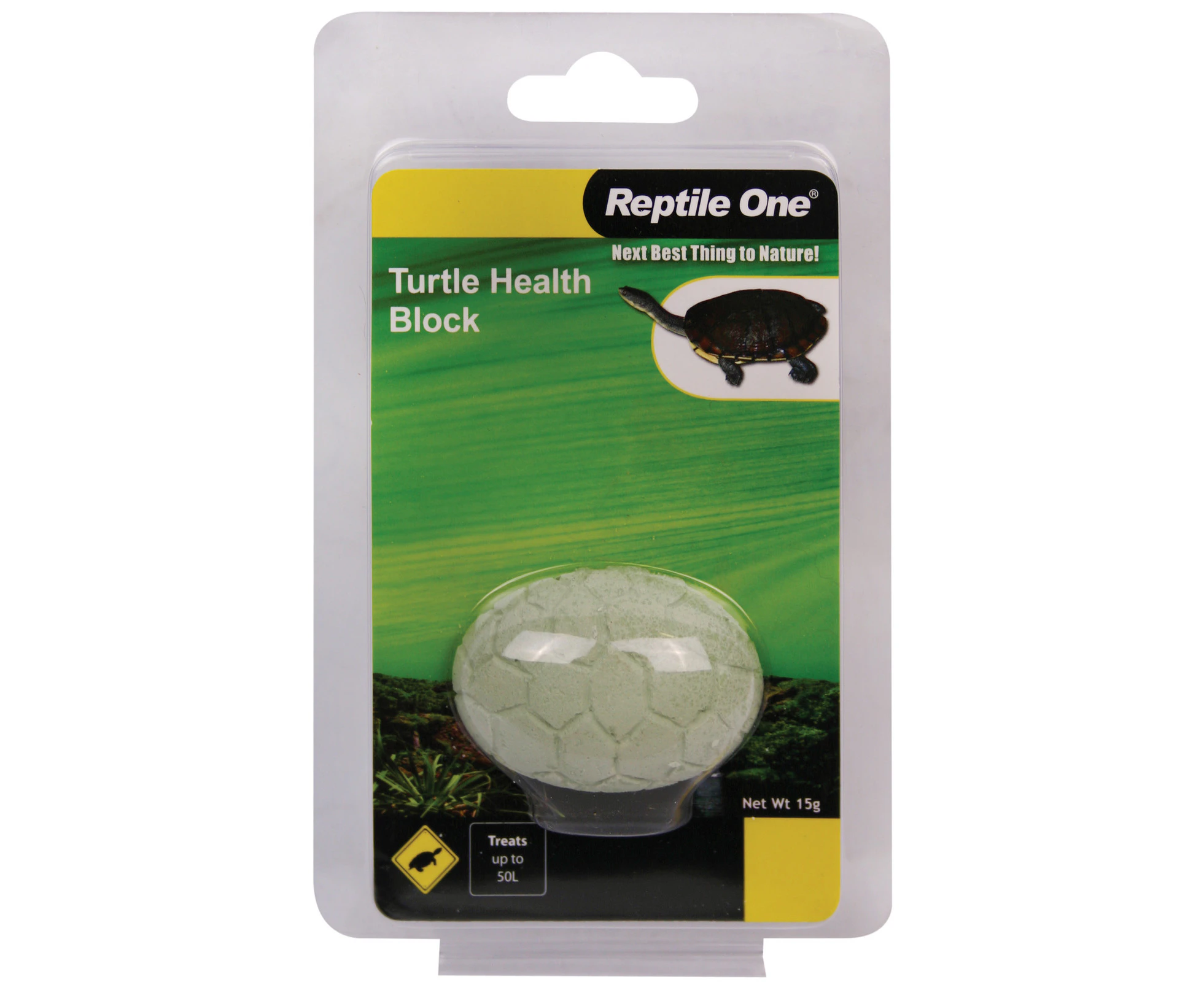 Turtle Health Block 15 Gram with Calcium, Vitamin D & Minerals (Reptile One)