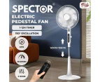 Spector Pedestal Fan Tilt & Oscillating 28 Speed Cooler Timer Adjustable Height