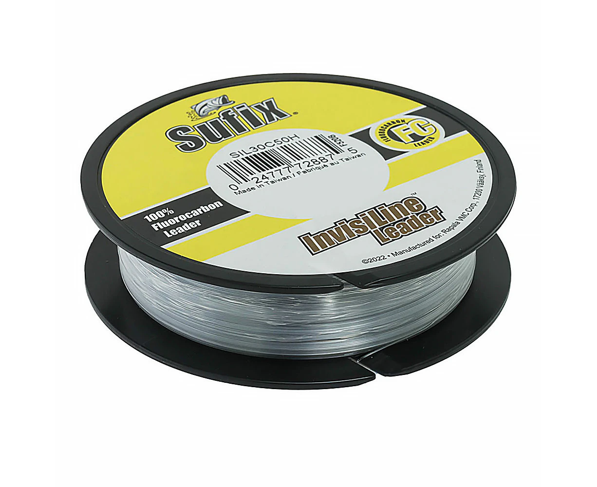 Sufix InvisiLine Fluorocarbon Leader Clear 50m 0.24mm 4.5kg