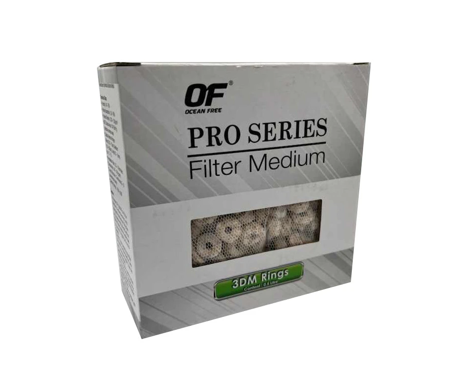 Ocean Free Pro Series Filter Small 3DM Rings 12-14mm 0.5ltr (FM175A)